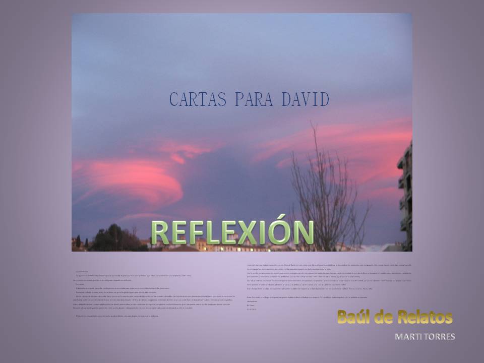 CATAS PARA DAVID REFLEXION